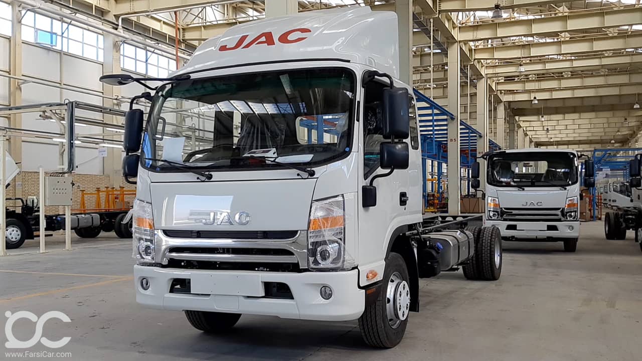 خط تولید کامیونت و ون JAC در خمین