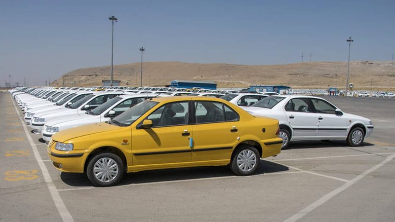 خودرو های دپو شده در پارکینگ خودروسازان