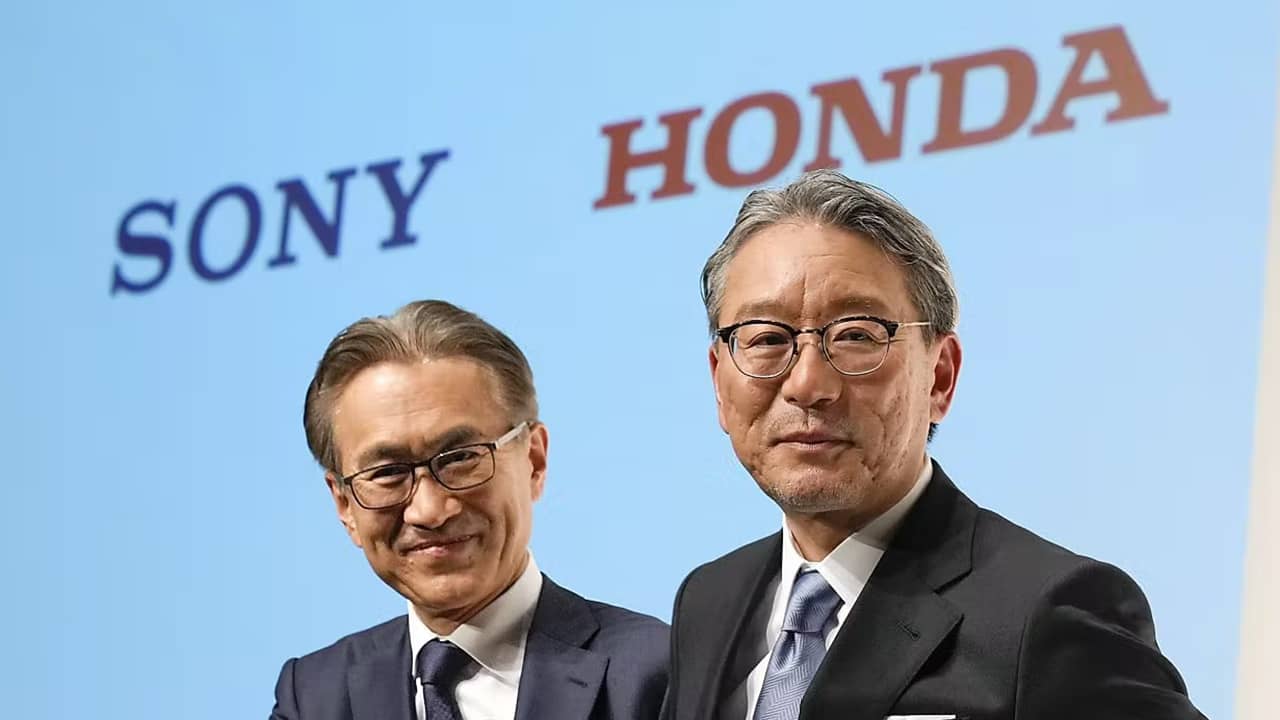 امضای تفاهم نامه سونی با هوندا برای تولید خودرو برقی