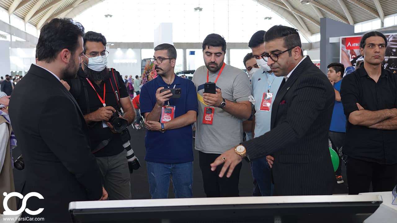 تریلر هوشمند دنیای ماموت در چهارمین نمایشگاه بین المللی خودرو تهران