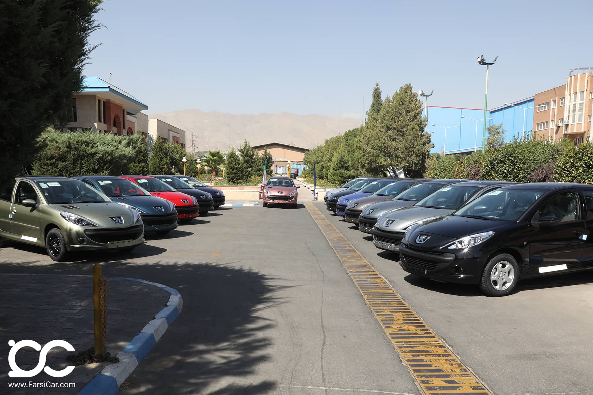 رنگ های قابل سفارش برای پژو ۲۰۷ ایران خودرو