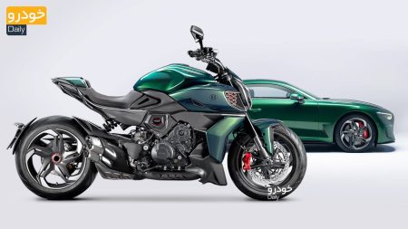 موتورسیکلت ۷۰ هزار دلاری دوکاتی، با الهام از یک بنتلی ۲.۱ میلیون دلاری!