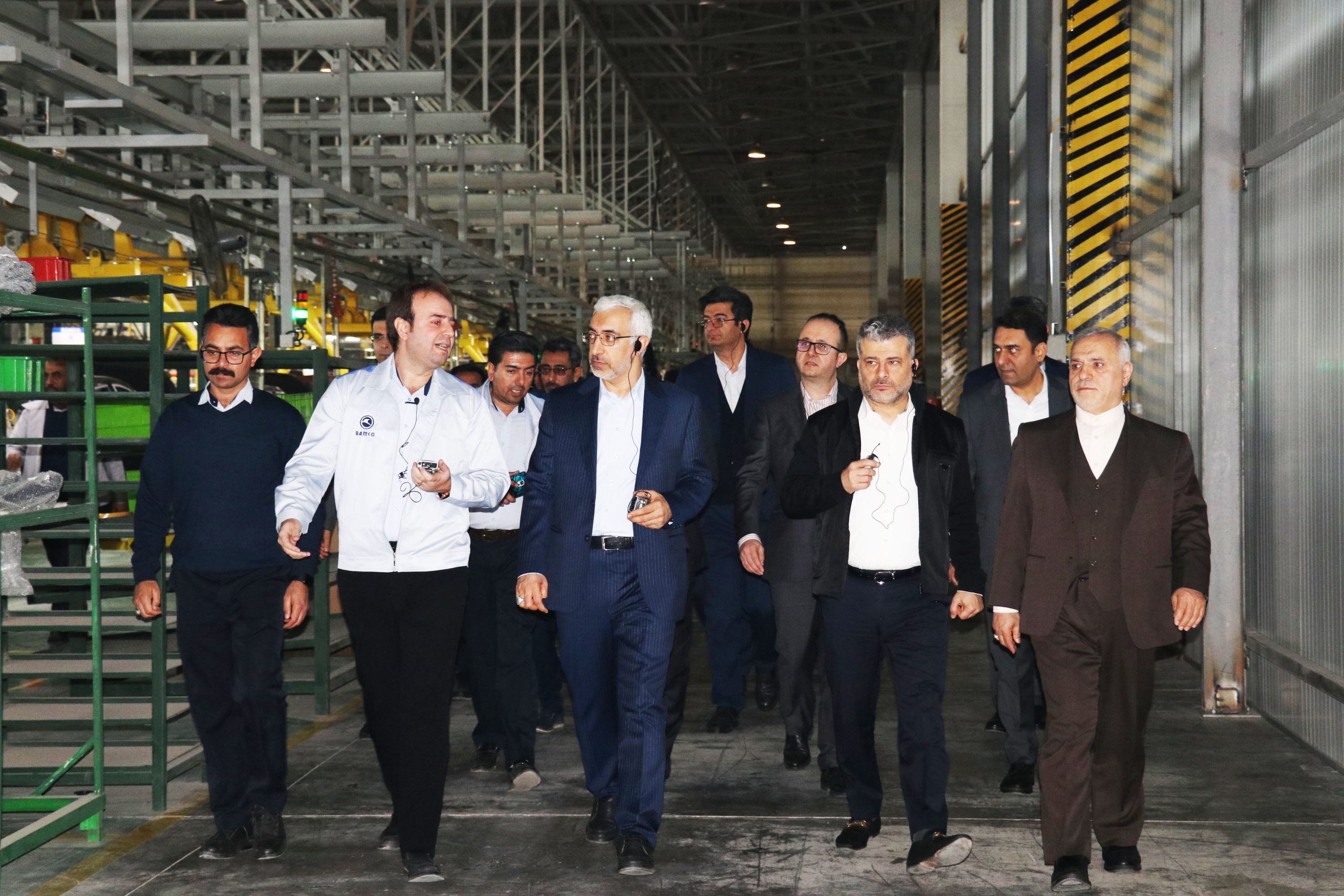 بازدید مجید عشقی، رئیس سازمان بورس و اوراق بهادار از کارخانه کرمان موتور