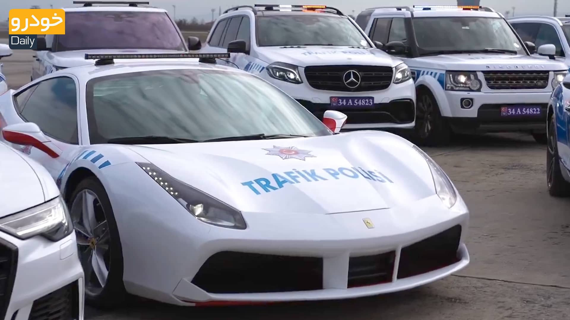 خودروهای لوکس قاچاقچی معروف به پلیس ترکیه رسید + ویدیو