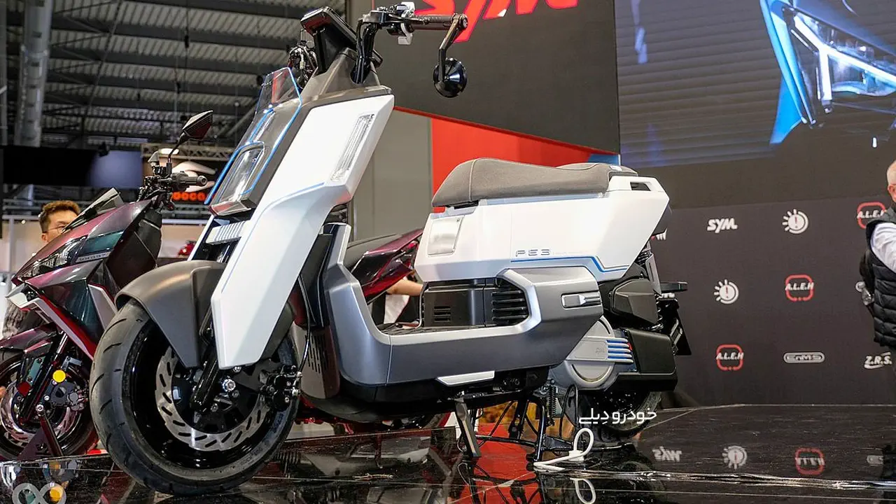 اسکوتر برقی با موتور بنزینی برای شارژ باتری و افزایش بُرد پیمایش؛ تکنولوژی عجیب SYM برای دنیای موتورسیکلت ها