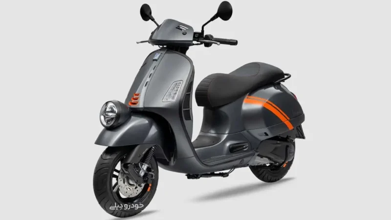 "خاکستری فریبنده" رنگ جدید Vespa GTV300 است؛ رنگ جدید وسپا برای ژاپنی‌ها رو شُد