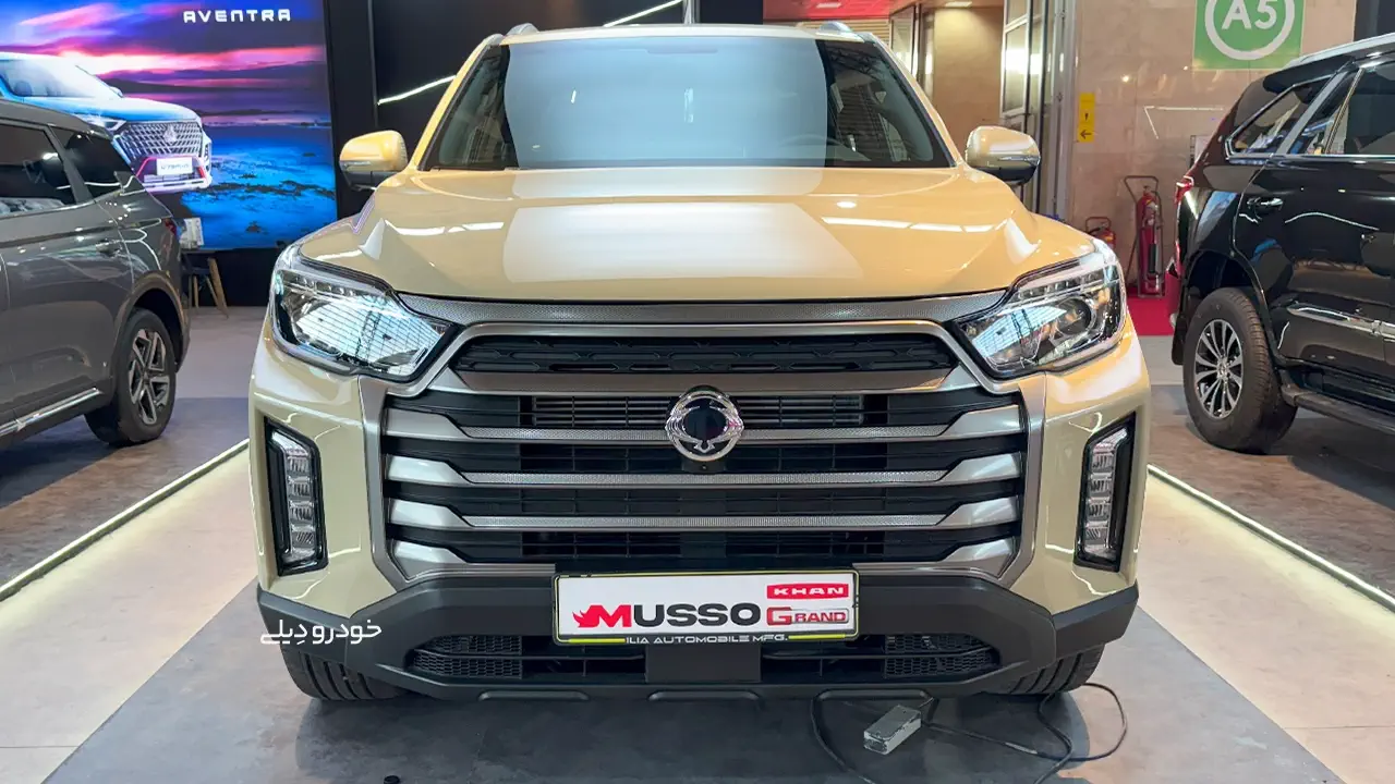 پیکاپ سانگ یانگ موسو گرند خان در نمایشگاه خودرو تهران | SsangYong Musso Grand Khan Pickup at Tehran Motor Show