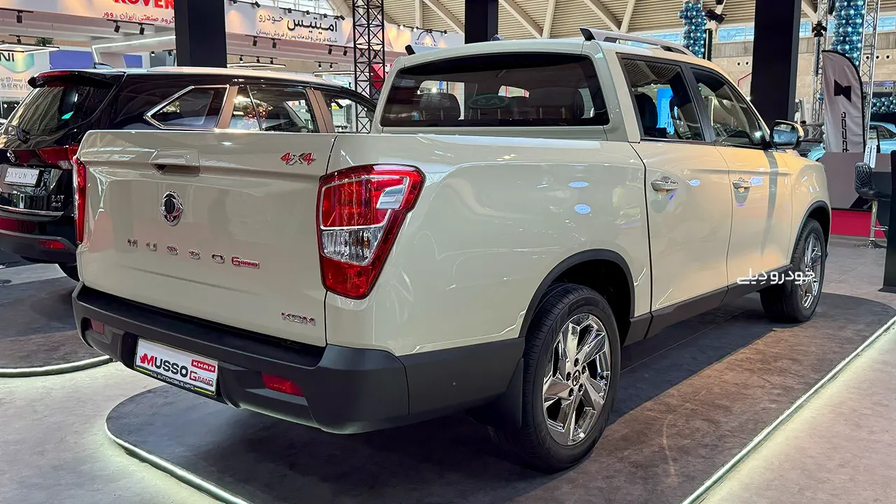 پیکاپ سانگ یانگ موسو گرند خان در نمایشگاه خودرو تهران | SsangYong Musso Grand Khan Pickup at Tehran Motor Show