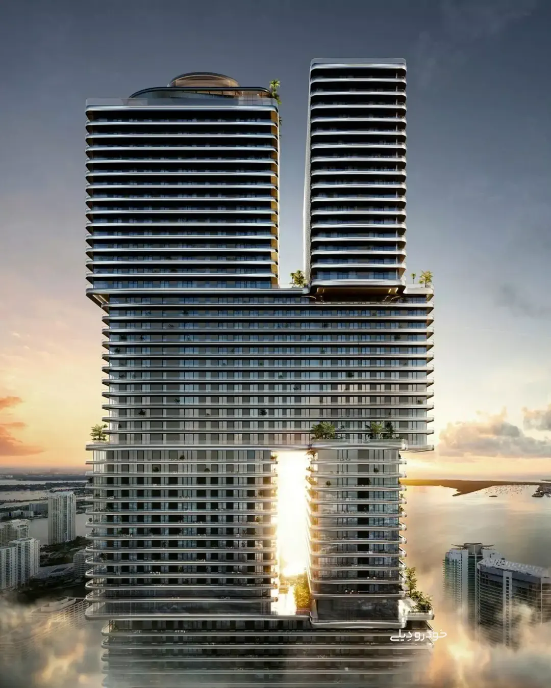 برج مسکونی لوکس و گران قیمت مرسدس-بنز در میامی آمریکا | Mercedes-Benz Places Tower in Miami USA