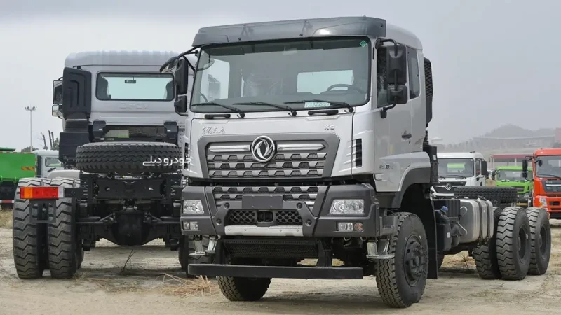 شرایط فروش کامیون کمپرسی جفت ۲۶ تن دانگ‌فنگ KC 465 6x4 سایپا دیزل | Dongfeng KC 465 6x4 Dump Truck