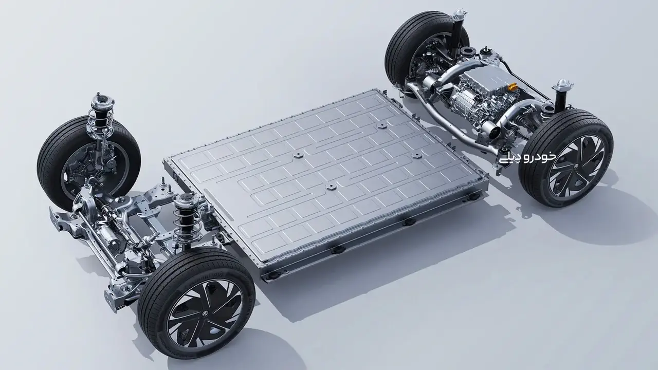 پلتفرم خودرو برقی وارداتی ام‌جی ۴ شرکت فردا موتورز | MG 4 EV Platform | Iran | Farda Motors