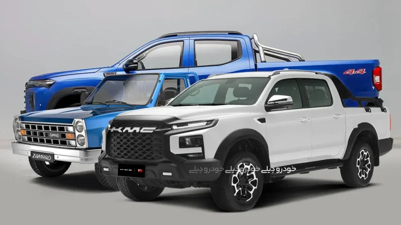 تولید فروردین ماه ۱۴۰۴ انواع وانت و پیکاپ در ایران | Pickup Truck Production in Iran Farvardin 1404