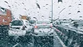 جاده بارانی | بارش باران و مه‌گرفتگی در گردنه‌های خراسان شمالی