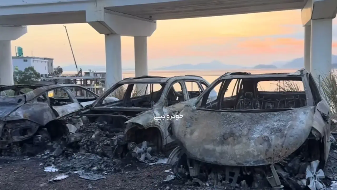 ماجرای آتش گرفتن خودرو جدید آواتار ۰۶ خودروسازی چانگان | Avatr 06 EV Catch Fire in China | 长安阿维塔06着火