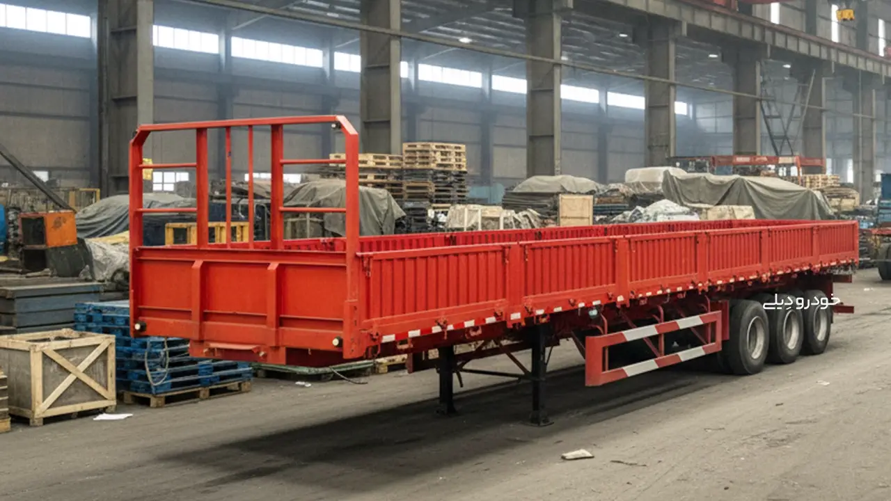 تریلر کفی بغلدار فاو | FAW SideWall Trailer