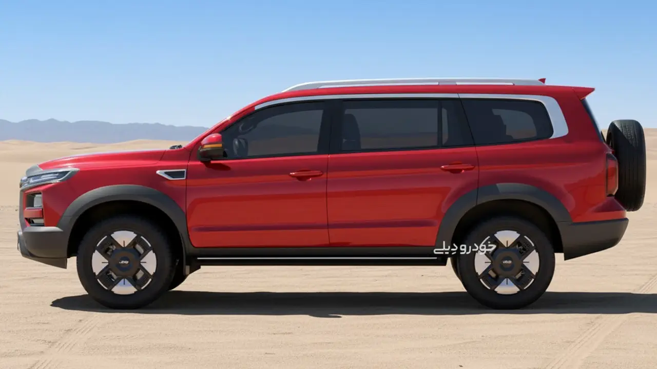 KMC SR9، شاسیبلند آفرود کرمان موتور برپایه پیکاپ T9 | کیامسی | JAC T9 JS9 SUV