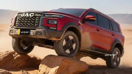 KMC SR9، شاسی‌بلند آفرود کرمان موتور برپایه پیکاپ T9 | کی‌ام‌سی | JAC T9 JS9 SUV