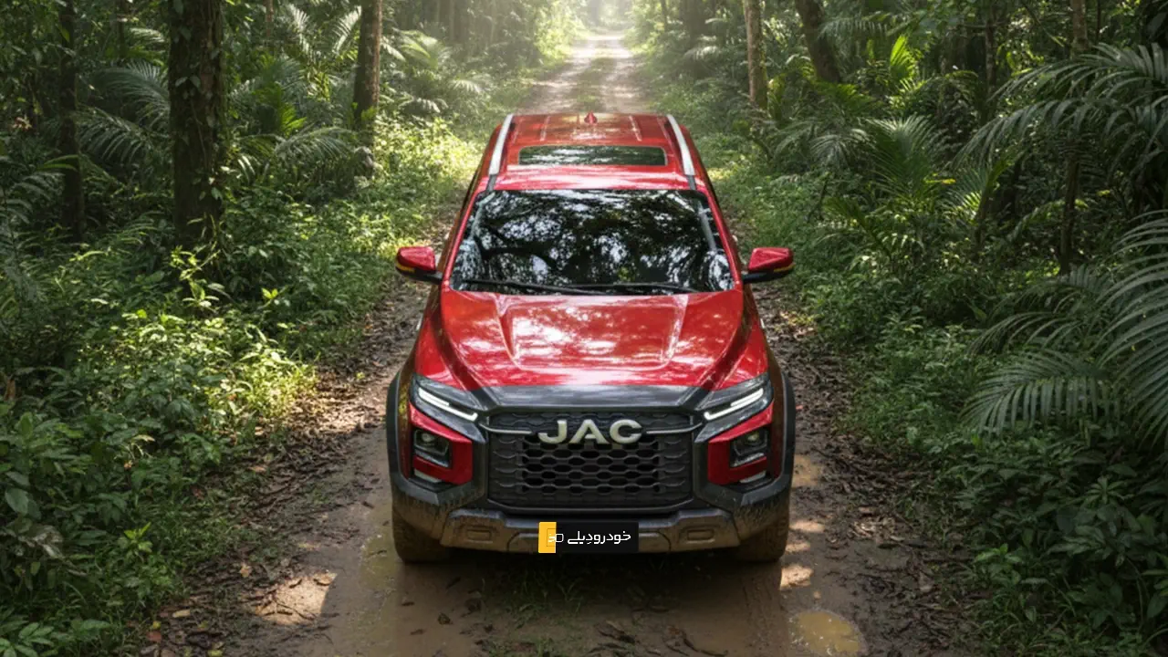 KMC SR9، شاسیبلند آفرود کرمان موتور برپایه پیکاپ T9 | کیامسی | JAC T9 JS9 SUV