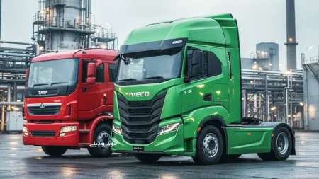 کامیون کشنده ایویکو S-Way در کنار کامیون کشنده تاتا پریما | IVECO ownership deal to Tata Motors to be finalized soon