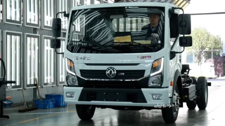 اولین کامیونت با پیشرانه هایبرید اختصاصی دانگ‌فنگ تولید شد | First Light Truck with DongFeng's Dedicated Hybrid M9T Engine Produced
