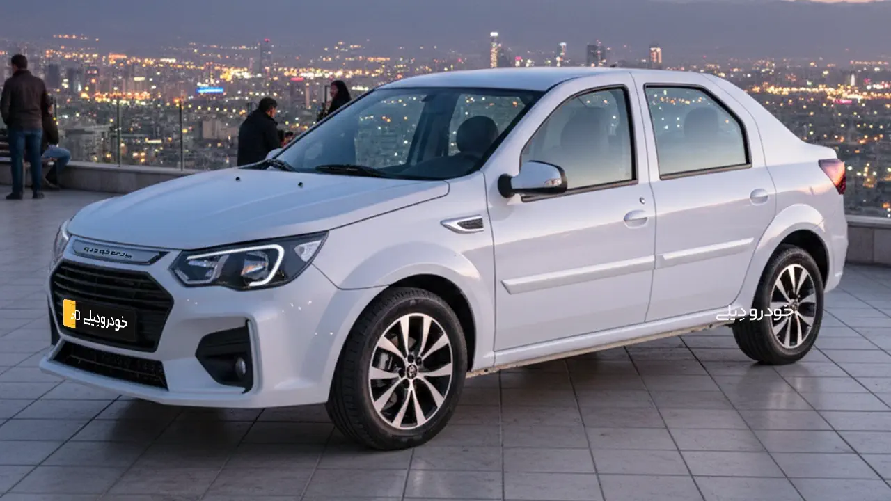 شرایط فروش خودرو جدید پارس نوآ شرکت پارس خودرو | آذر ۱۴۰۴ | پارس نوآ با رنگ سفید | ال۹۰ ایرانیزه | White Pars Nova by Pars Khodro | Renault Logan 90 in Iran