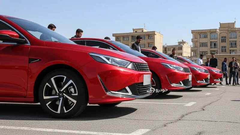 صف خودرو های ریسپکت بهمن موتور | ریسپکت ۲ بهمن | تاریخ و جزئیات برگزاری مزایده خودرو های بهمن موتور و BM Cars در دی ماه ۱۴۰۴