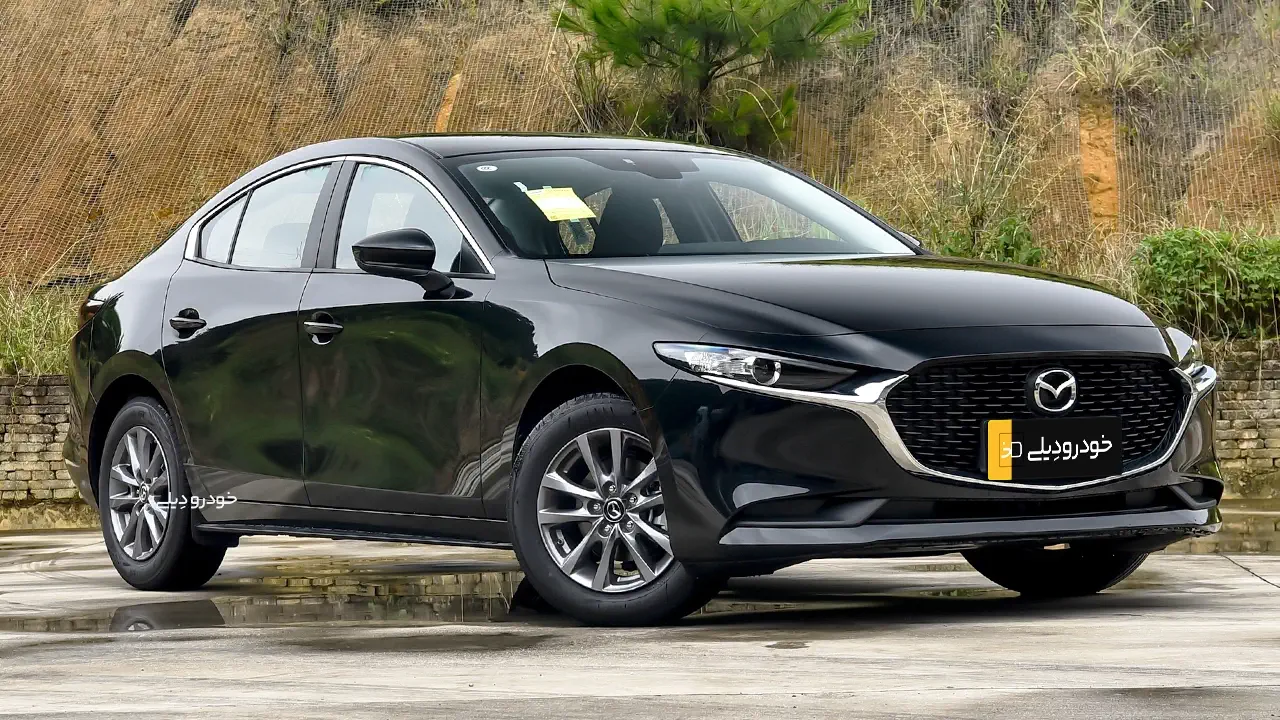 عکس مزدا ۳ سدان وارداتی با رنگ سیاه | فروش بدون قرعه کشی مزدا ۳ وارداتی شرکت BM Cars گروه بهمن | Black Mazda 3 Sedan | ۱۳ بهمن ماه ۱۴۰۴