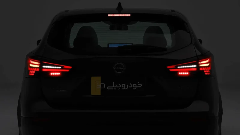نورپردازی چراغ های عقب خودرو وارداتی نیسان قشقایی آنر شرکت نامی خودرو پیشرو | Nissan Qashqai Honor | Nami Khodro | 日产逍客