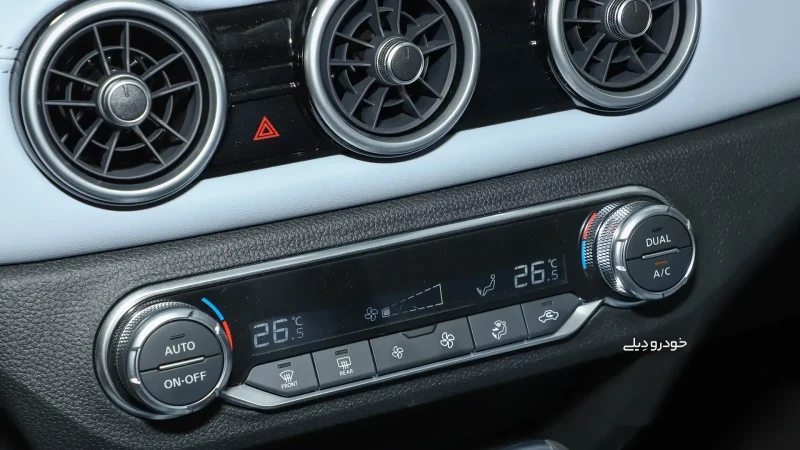 سیستم تهویه خودرو وارداتی نیسان قشقایی آنر شرکت نامی خودرو پیشرو | Nissan Qashqai Honor | Nami Khodro | 日产逍客