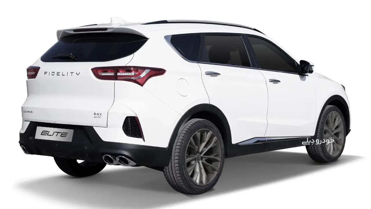 عکس نمای عقب خودرو شاسیبلند فیدلیتی الیت شرکت بهمن موتور | قیمت و شرایط ثبت نام جدید دو خودرو فیدلیتی الیت تیپ ۲ (۷ نفره) و ریسپکت ۲ بهمن موتور | بهمن ۱۴۰۴