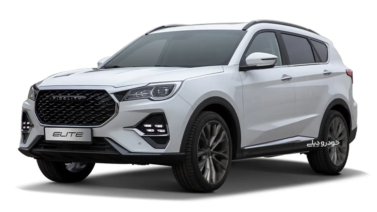 عکس نمای جلو خودرو شاسیبلند فیدلیتی الیت شرکت بهمن موتور | قیمت و شرایط ثبت نام جدید دو خودرو فیدلیتی الیت تیپ ۲ (۷ نفره) و ریسپکت ۲ بهمن موتور | بهمن ۱۴۰۴