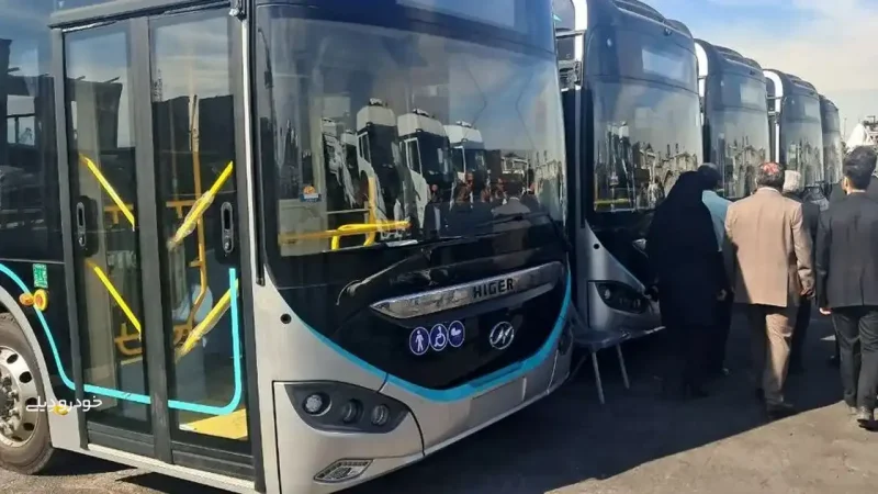 ترخیص ۸۶ دستگاه اتوبوس برقی شهرداری تهران از بندر شهید رجایی بندرعباس