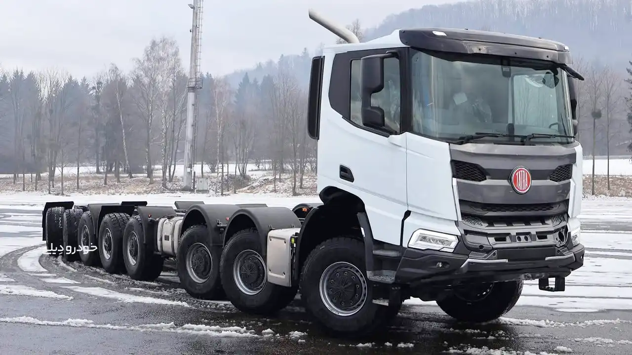 جدیدترین کامیون سفارشی تاترا یک هیولای شانزدهپا است | Tatra Phoenix 16x16 Truck