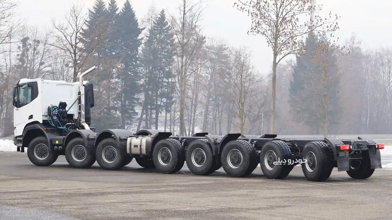 جدیدترین کامیون سفارشی تاترا یک هیولای شانزدهپا است | Tatra Phoenix 16x16 Truck
