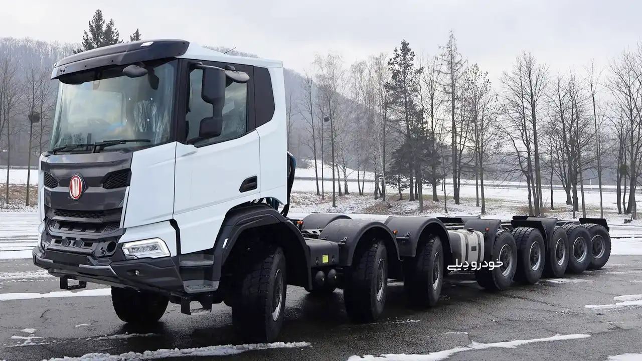 جدیدترین کامیون سفارشی تاترا یک هیولای شانزدهپا است | Tatra Phoenix 16x16 Truck