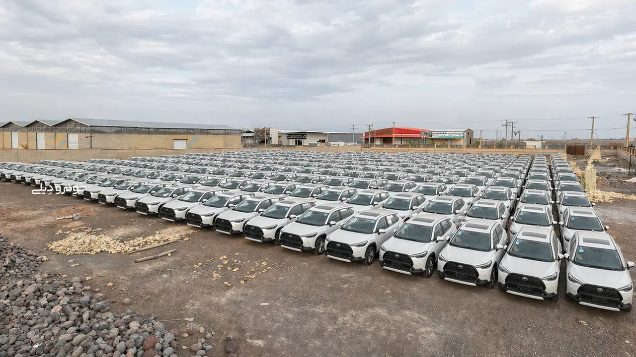واردات گسترده تویوتا کرولا کراس توسط نیلان خودرو شمس با وجود محدودیت های جنگ | Toyota Corolla Cross imports in Iran | Nilan Khodro Shams