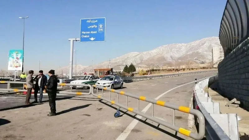 انسداد و یکطرفه شدن جاده چالوس و آزادراه تهران-شمال از ساعت ۱۲ جمعه ۲۱ فروردین ۱۴۰۵