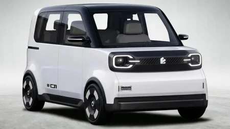 تصاویر و اطلاعات کِی‌کار برقی چری برای بازار ژاپن | Chery Emta #01 KeiCar