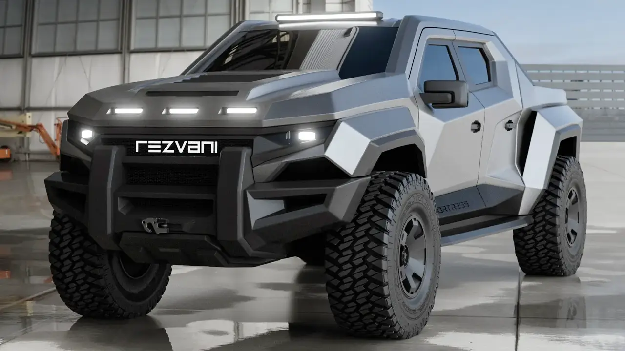 معرفی پیکاپ آفرود رضوانی موتورز برپایه فورد F-150 رپتور | Rezvani Fortress