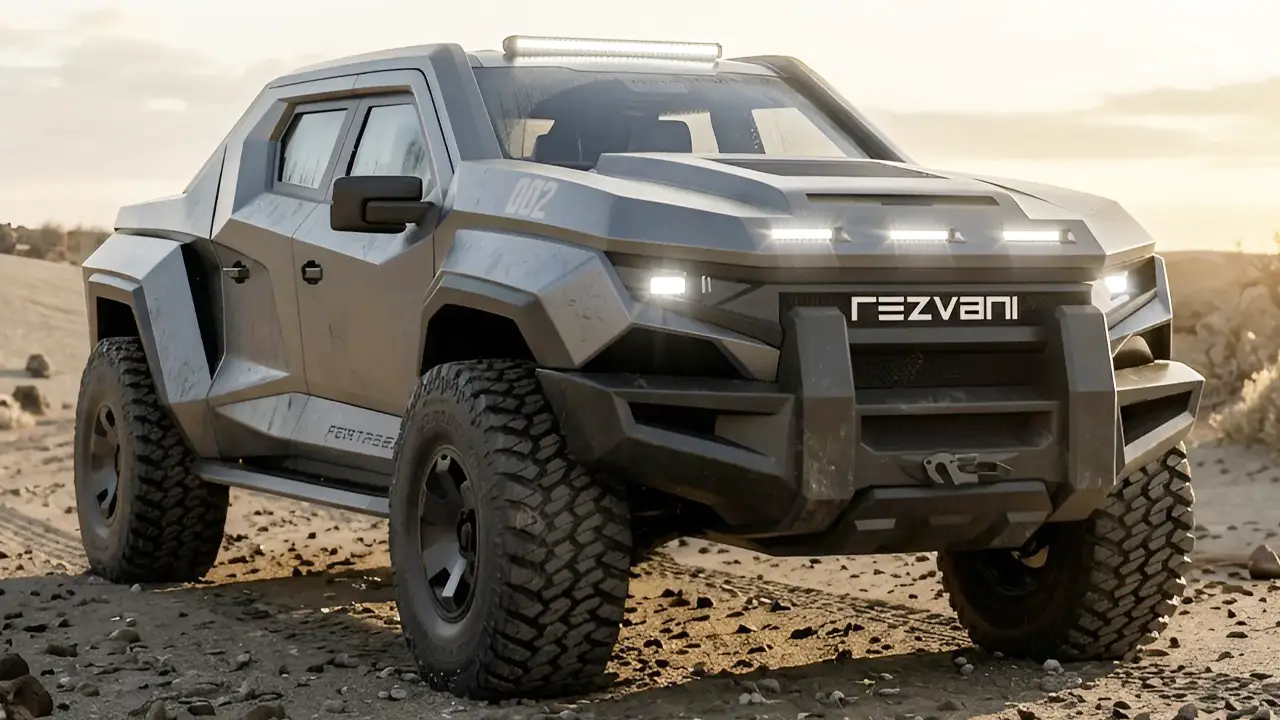 معرفی پیکاپ آفرود رضوانی موتورز برپایه فورد F-150 رپتور | Rezvani Fortress