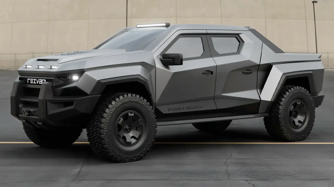معرفی پیکاپ آفرود رضوانی موتورز برپایه فورد F-150 رپتور | Rezvani Fortress