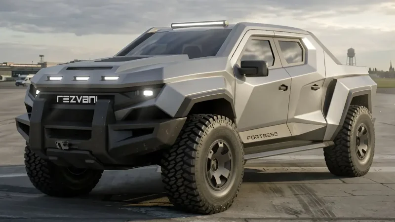 معرفی پیکاپ آفرود رضوانی موتورز برپایه فورد F-150 رپتور | Rezvani Fortress