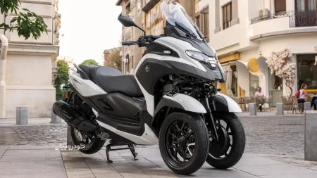 موتورسیکلت اسکوتر ۳-چرخ دارای ایربگ یاماها ترایسیتی | Yamaha Tricity 300