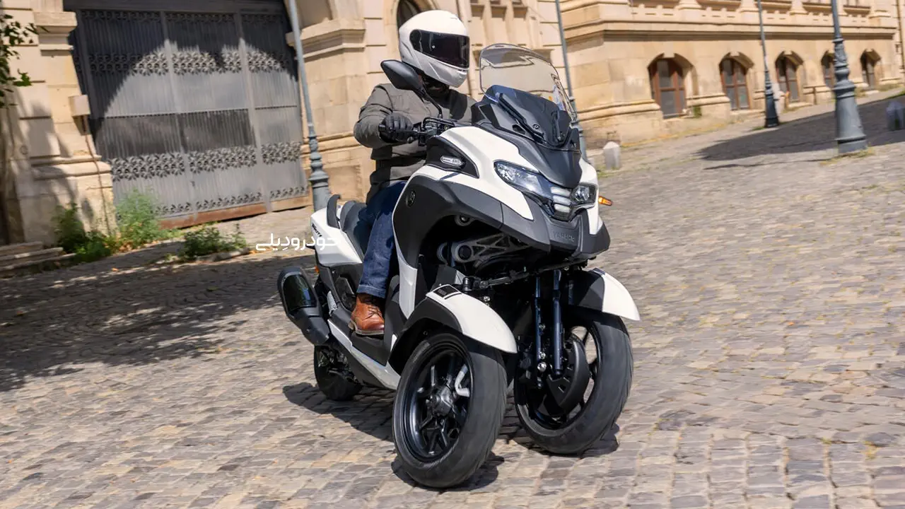 موتورسیکلت اسکوتر ۳-چرخ دارای ایربگ یاماها ترایسیتی | Yamaha Tricity 300