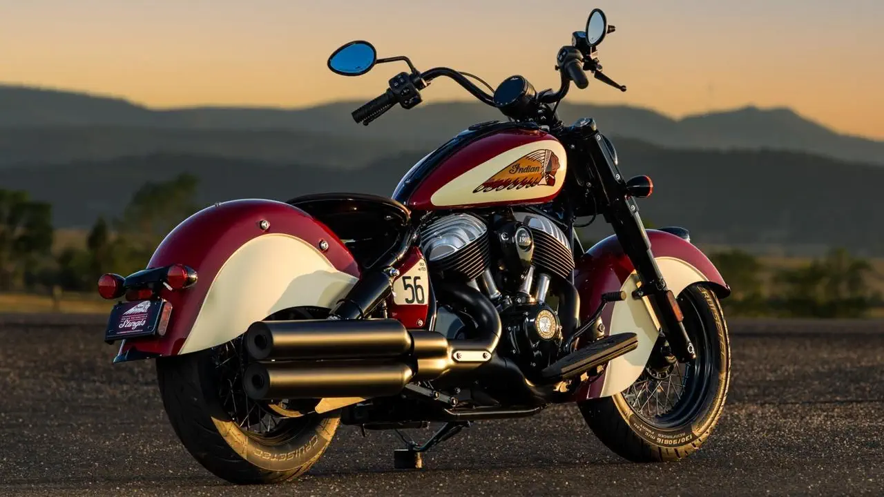 موتورسیکلت کروزر آمریکایی جدید Indian Chief Vintage Sturgis SD Edition