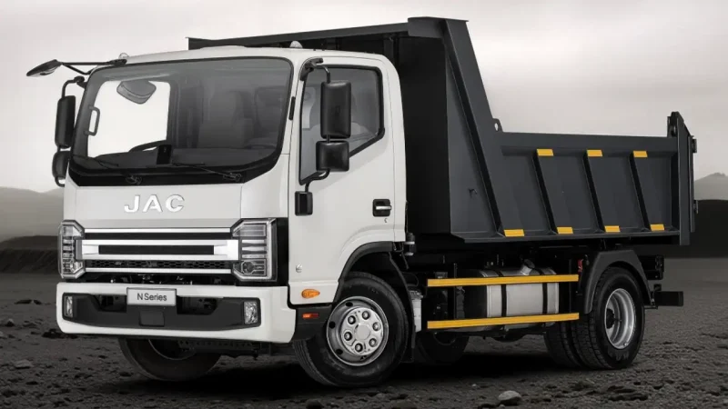 کامیونت کمپرسی جک ۶ تن شرکت آرین دیزل | JAC N-Series 6 Ton Light Truck Tipper Chassis in Iran