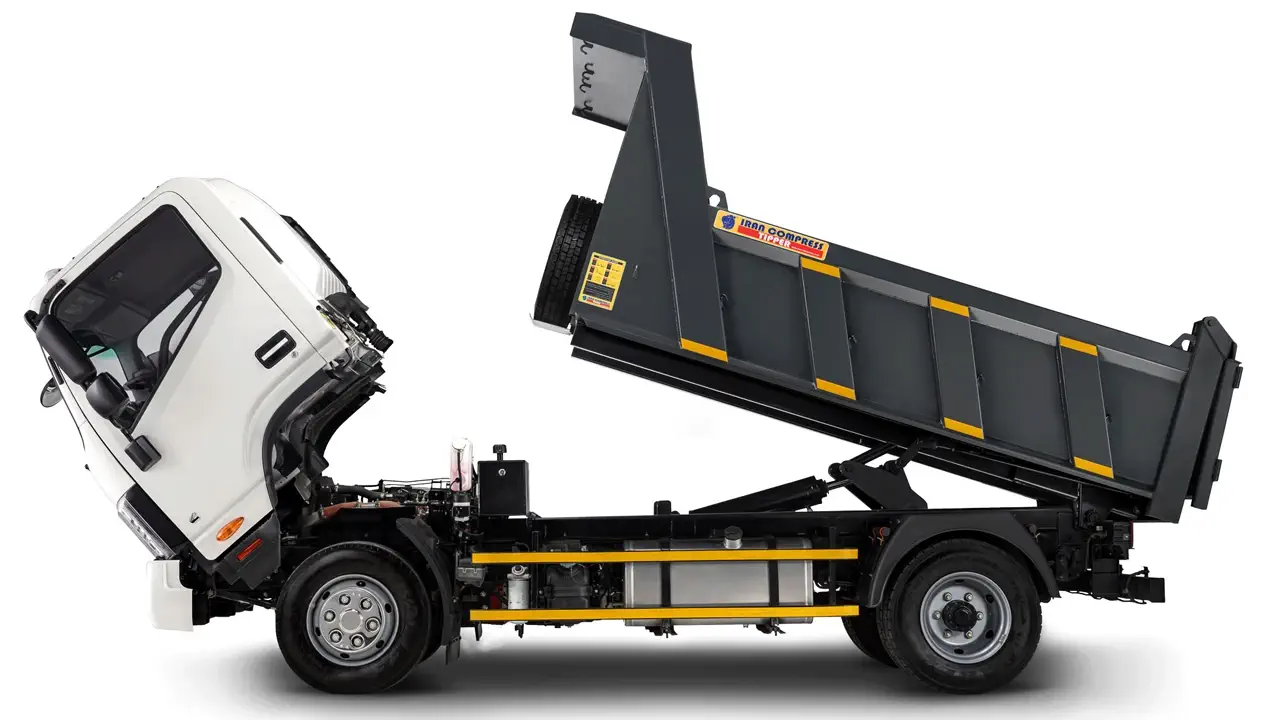 کامیونت کمپرسی جک ۶ تن شرکت آرین دیزل | JAC N-Series 6 Ton Light Truck Tipper Chassis in Iran