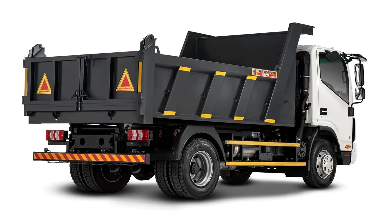 کامیونت کمپرسی جک ۶ تن شرکت آرین دیزل | JAC N-Series 6 Ton Light Truck Tipper Chassis in Iran