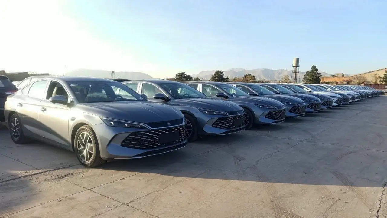سری جدید BYD های چین پلاس و چین L وارداتی شرکت نبکا در گمرک تهران