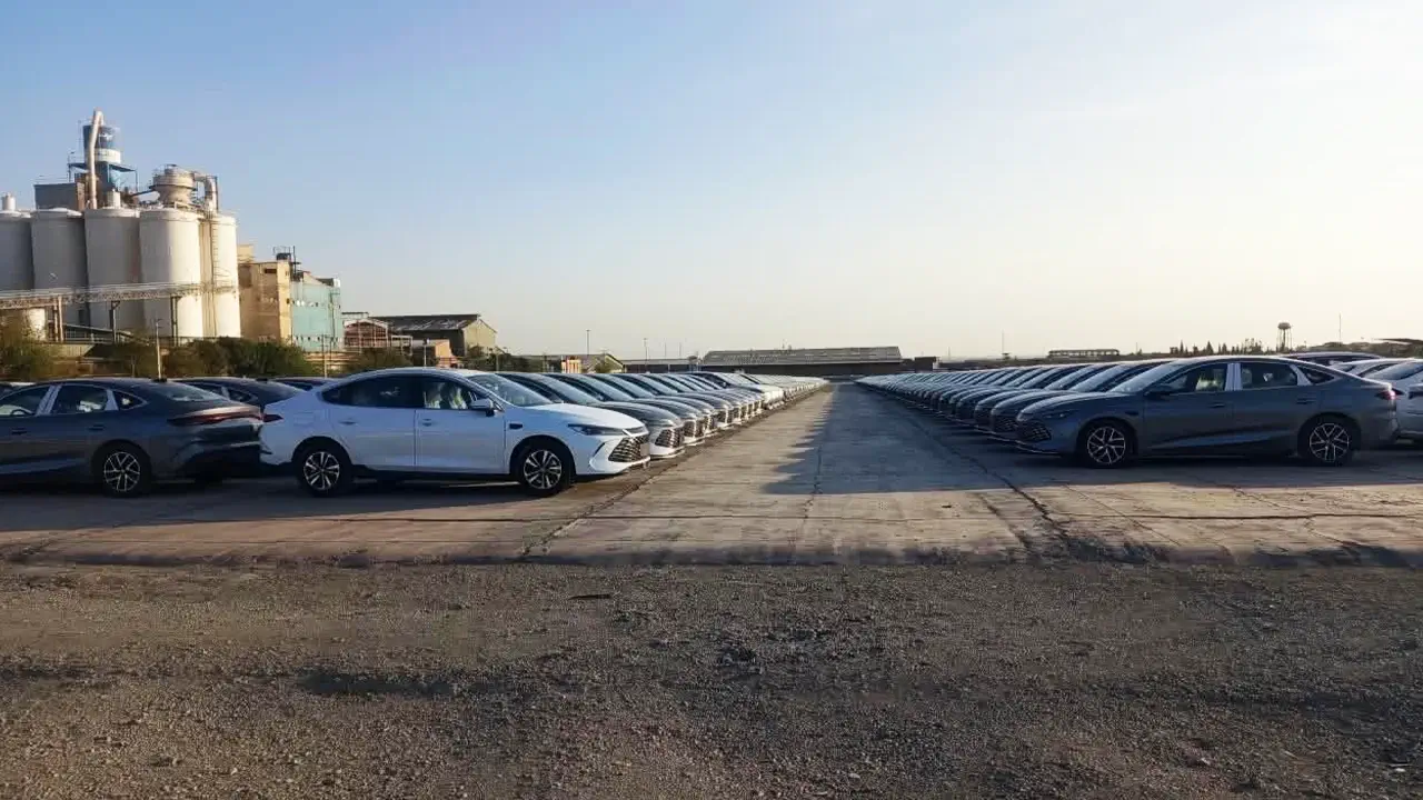 سری جدید BYD های چین پلاس و چین L وارداتی شرکت نبکا در گمرک تهران